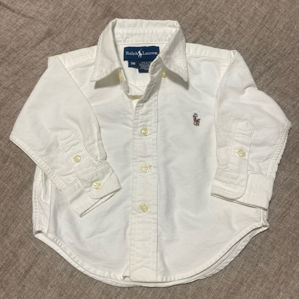 Ralph Lauren Childrenswear
Oxford Chambray Shirt 9M